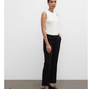 Club Monaco Bootcut Trousers - Black - Size 10